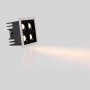Spot LED encastrable carré 8W - 4 lumières - UGR18 - IRC90 - Puce OSRAM - Blanc