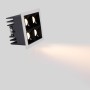 Spot LED encastrable carré 8W - 4 lumières - UGR18 - IRC90 - Puce OSRAM - Blanc