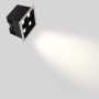 Spot LED encastrable carré 8W - 4 lumières - UGR18 - IRC90 - Puce OSRAM - Blanc