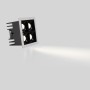 Spot LED encastrable carré 8W - 4 lumières - UGR18 - IRC90 - Puce OSRAM - Blanc
