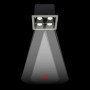 Spot LED encastrable carré 8W - 4 lumières - UGR18 - IRC90 - Puce OSRAM - Blanc