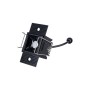 Spot linéaire LED sans bord - 2W - UGR18 - IRC90 - Noir