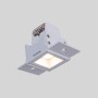 Spot linéaire LED sans bord - 2W - UGR18 - IRC90 - Blanc