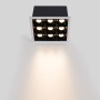 Spot LED encastrable carré 18W - 9 lumières - UGR18 - IRC90 - Puce OSRAM - Blanc