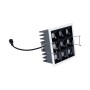 Spot LED encastrable carré 18W - 9 lumières - UGR18 - IRC90 - Puce OSRAM - Blanc