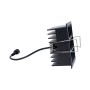 Spot LED encastrable carré 18W - 9 lumières - UGR18 - IRC90 - Puce OSRAM - Noir