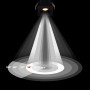 Spot LED encastrable carré 2W - Puce Osram - UGR18 - Coupe Ø 25mm - Noir