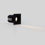 Spot LED encastrable carré 2W - Puce Osram - UGR18 - Coupe Ø 25mm - Noir