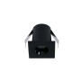 Spot LED encastrable carré 2W - Puce Osram - UGR18 - Coupe Ø 25mm - Noir
