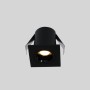 Spot LED encastrable carré 2W - Puce Osram - UGR18 - Coupe Ø 25mm - Noir