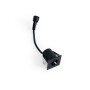 Spot LED encastrable carré 2W - Puce Osram - UGR18 - Coupe Ø 25mm - Noir