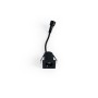 Spot LED encastrable carré 2W - Puce Osram - UGR18 - Coupe Ø 25mm - Noir