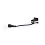 Spot LED encastrable carré 2W - Puce Osram - UGR18 - Coupe Ø 25mm - Noir
