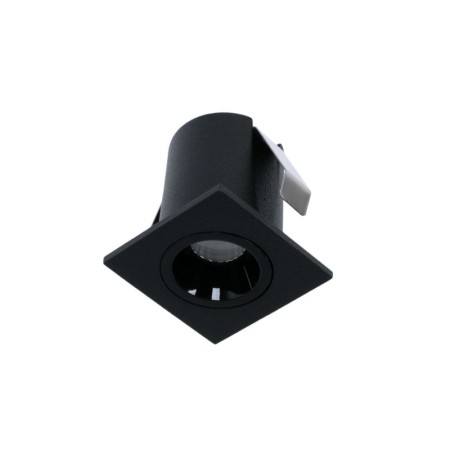 Spot LED encastrable carré 2W - Puce Osram - UGR18 - Coupe Ø 25mm - Noir