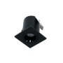 Spot LED encastrable carré 2W - Puce Osram - UGR18 - Coupe Ø 25mm - Noir