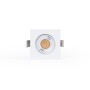 Spot LED encastrable carré 2W - Puce Osram - UGR18 - Coupe Ø 25mm - Blanc
