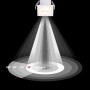 Spot LED encastrable carré 2W - Puce Osram - UGR18 - Coupe Ø 25mm - Blanc