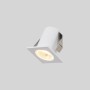 Spot LED encastrable carré 2W - Puce Osram - UGR18 - Coupe Ø 25mm - Blanc