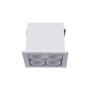 Spot LED encastrable carré 8W - Puce Osram - UGR18 - Coupe 48 x 48mm - Blanc