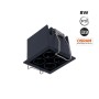 Spot LED encastrable carré 8W - Puce Osram - UGR18 - Coupe 48 x 48 mm - Noir