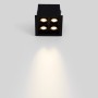 Spot LED encastrable carré 8W - Puce Osram - UGR18 - Coupe 48 x 48 mm - Noir