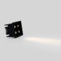 Spot LED encastrable carré 8W - Puce Osram - UGR18 - Coupe 48 x 48 mm - Noir