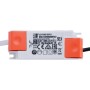 Spot LED encastrable carré 8W - Puce Osram - UGR18 - Coupe 48 x 48 mm - Noir
