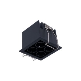 Spot LED encastrable carré 8W - Puce Osram - UGR18 - Coupe 48 x 48 mm - Noir