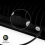 Spot LED directionnel encastré rectangulaire - CCT réglable sur 3 températures de 3000-5700ºK - 38W - Noir - 100° Driver LIFUD