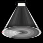 Spot LED directionnel encastré rectangulaire - CCT réglable sur 3 températures de 3000-5700ºK - 38W - Noir - 100° Driver LIFUD