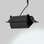 Spot LED directionnel encastré rectangulaire - CCT réglable sur 3 températures de 3000-5700ºK - 38W - Noir - 100° Driver LIFUD