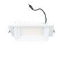 Spot LED directionnel encastré rectangulaire CCT réglable sur 3 températures de 3000-5700ºK - 60W - Blanc - 100° Driver LIFUD