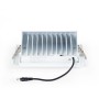 Spot LED directionnel encastré rectangulaire CCT réglable sur 3 températures de 3000-5700ºK - 60W - Blanc - 100° Driver LIFUD