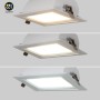 Spot LED directionnel encastré rectangulaire CCT réglable sur 3 températures de 3000-5700ºK - 60W - Blanc - 100° Driver LIFUD