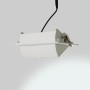 Spot LED directionnel encastré rectangulaire CCT réglable sur 3 températures de 3000-5700ºK - 60W - Blanc - 100° Driver LIFUD