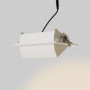 Spot LED directionnel encastré rectangulaire CCT réglable sur 3 températures de 3000-5700ºK - 60W - Blanc - 100° Driver LIFUD