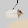 Spot LED directionnel encastré rectangulaire CCT réglable sur 3 températures de 3000-5700ºK - 60W - Blanc - 100° Driver LIFUD