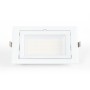 Spot LED directionnel encastré rectangulaire CCT réglable sur 3 températures de 3000-5700ºK - 60W - Blanc - 100° Driver LIFUD
