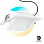 Spot LED directionnel encastré rectangulaire CCT réglable sur 3 températures de 3000-5700ºK - 60W - Blanc - 100° Driver LIFUD