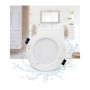 Pack de 3 - Spot Downlight LED encastrable étanche CCT réglable sur 3 températures de 3000-6500ºK - 7W - IP44 - Coupe Ø 68-75mm