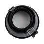 Collerette downlight étanche ronde pour ampoule GU10 / MR16 - Diffuseur opale - Coupe Ø 75-80 mm - IP54