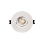 Collerette downlight ronde orientable GU10 / MR16 - Coupe Ø75 mm