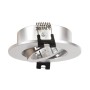 Collerette ronde orientable à encastrer pour ampoule GU10/MR16 - Découpe Ø75mm