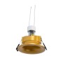 Kit Collerette spot encastrable Ø86mm (doré) + Ampoule GU10 5,4W + Douille