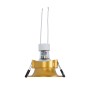 Kit Collerette spot encastrable Ø86mm (doré) + Ampoule GU10 5,4W + Douille