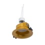 Kit Collerette spot encastrable Ø86mm (doré) + Ampoule GU10 5,4W + Douille