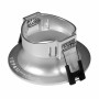 Kit Collerette spot encastrable Ø86mm (argent) + Ampoule GU10 5,4W + Douille