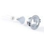 Kit Collerette spot encastrable Ø86mm (argent) + Ampoule GU10 5,4W + Douille