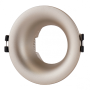 Kit Collerette spot encastrable Ø86mm (champagne) + Ampoule GU10 5,4W + Douille
