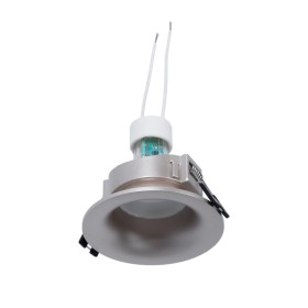 Kit Collerette spot encastrable Ø86mm (champagne) + Ampoule GU10 5,4W + Douille